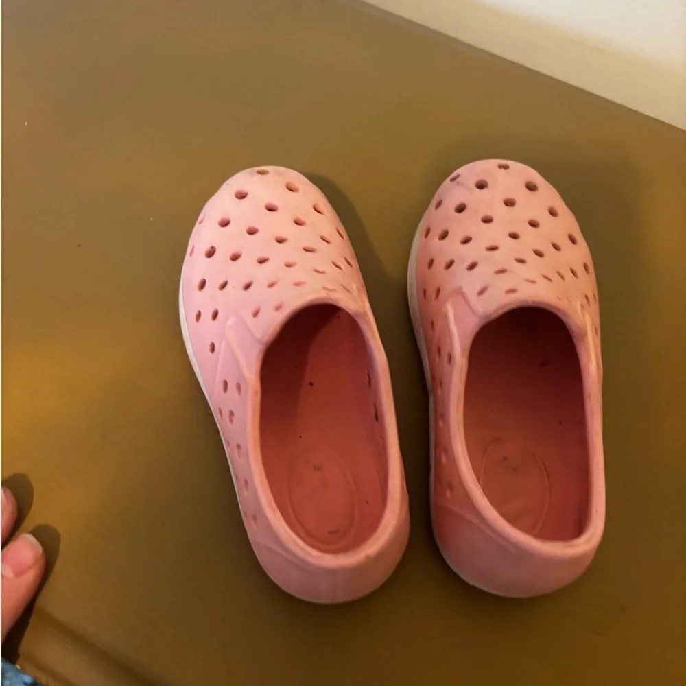 Pink Slip-On Clogs 7